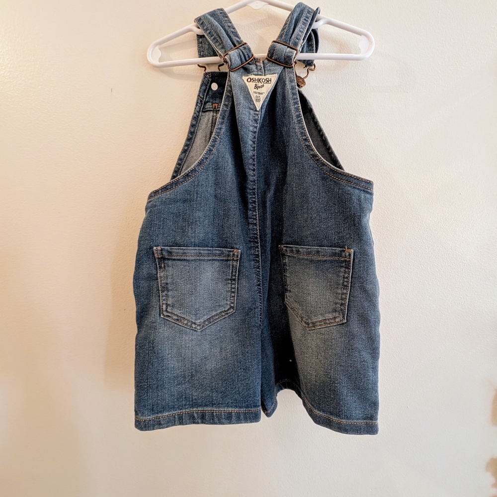 OshKosh B'gosh Blue Denim Kids Overalls - Picture 2 of 2